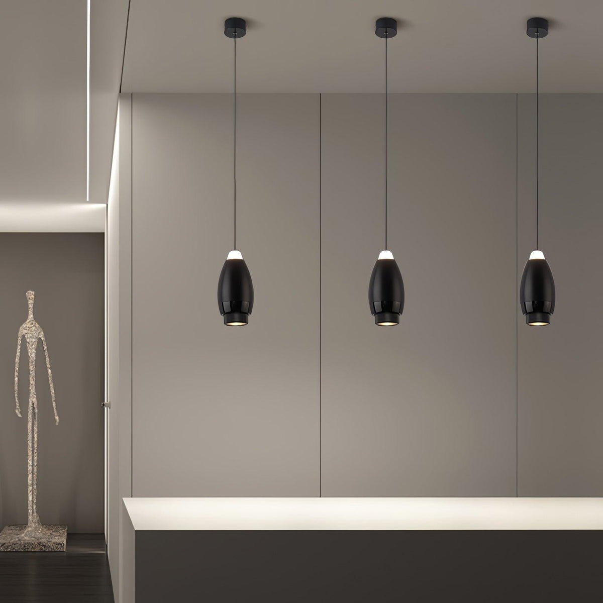 Oswenelle Aluminium Pendant Light-Moonnatur