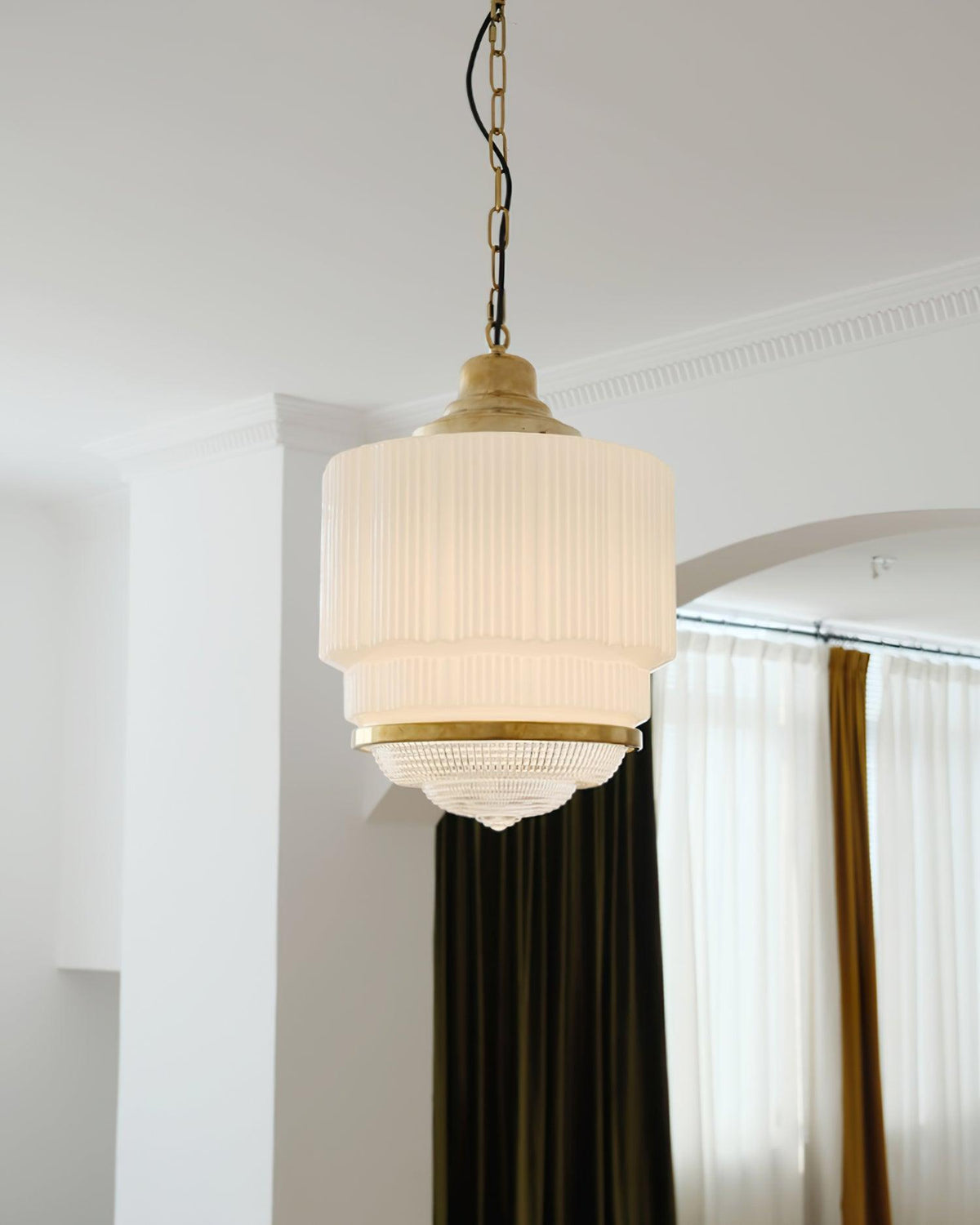 Hatherelyn Glass Pendant Light-Moonnatur