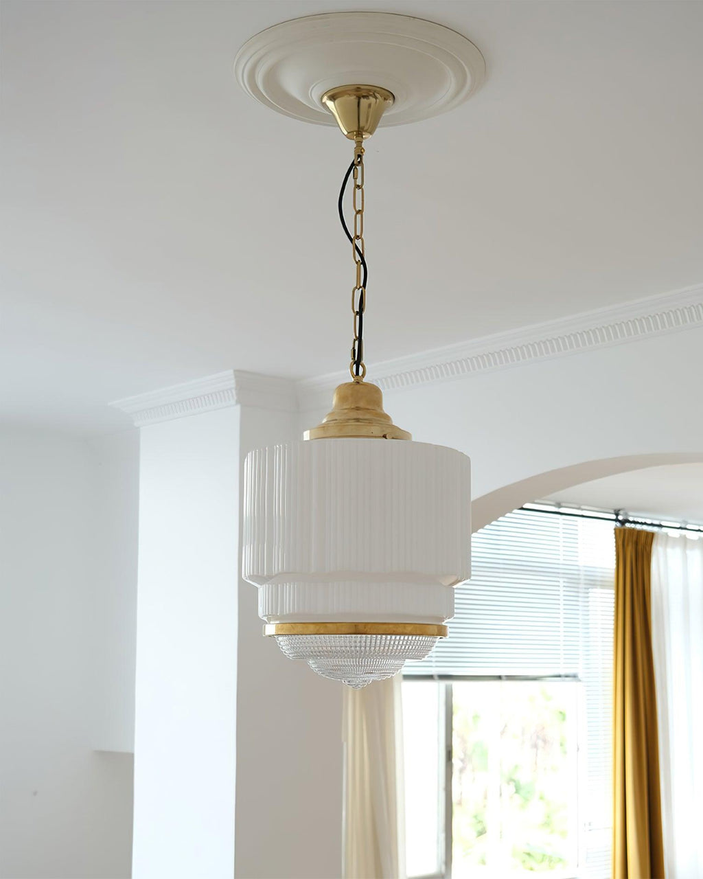 Hatherelyn Glass Pendant Light-Moonnatur