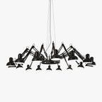 Naverora Metal Chandelier-Moonnatur