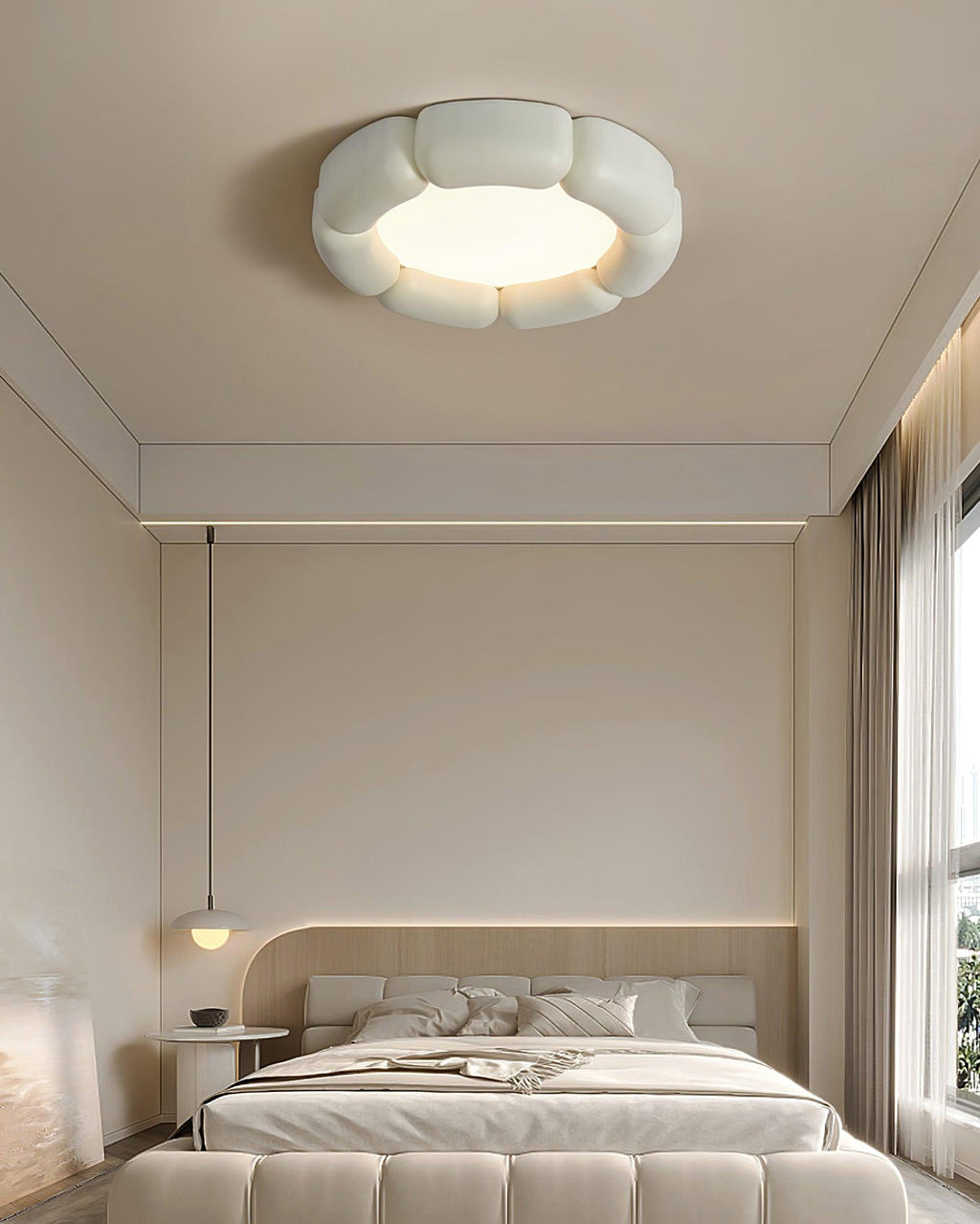 Nethenash Resin Ceiling Light-Moonnatur