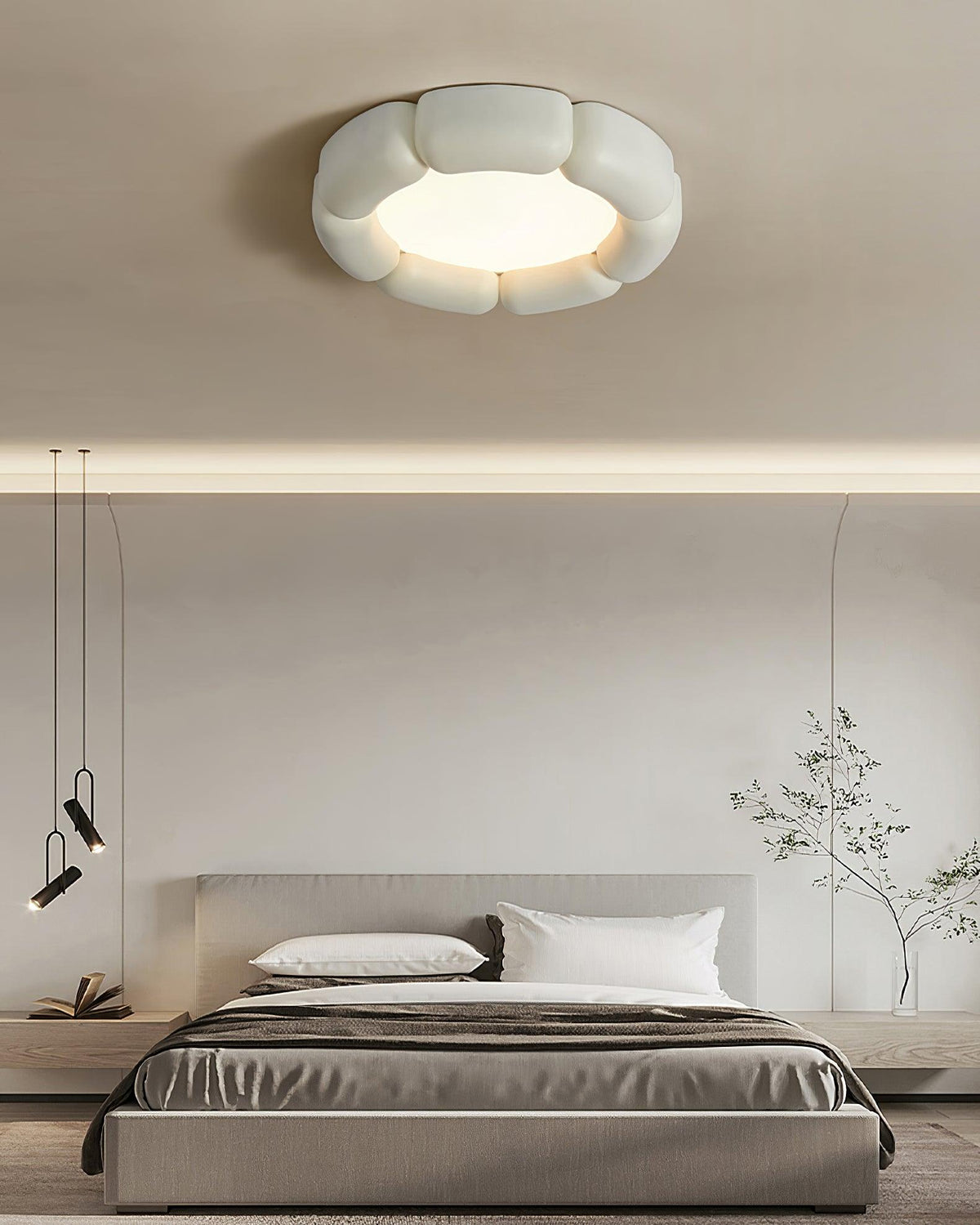 Nethenash Resin Ceiling Light-Moonnatur