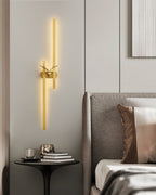 Fernaria Brass Wall Light-Moonnatur
