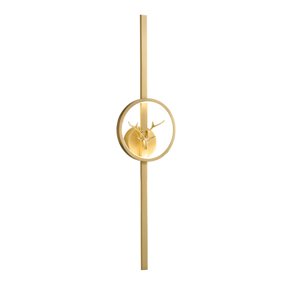 Fernaria Brass Wall Light-Moonnatur