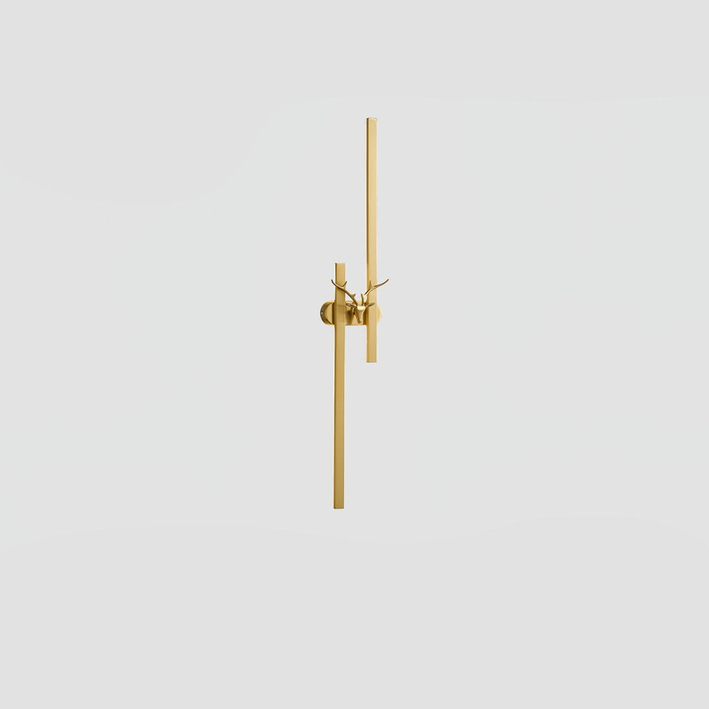 Fernaria Brass Wall Light-Moonnatur