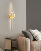 Fernaria Brass Wall Light-Moonnatur