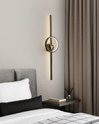 Fernaria Brass Wall Light-Moonnatur