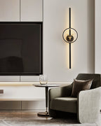Fernaria Brass Wall Light-Moonnatur