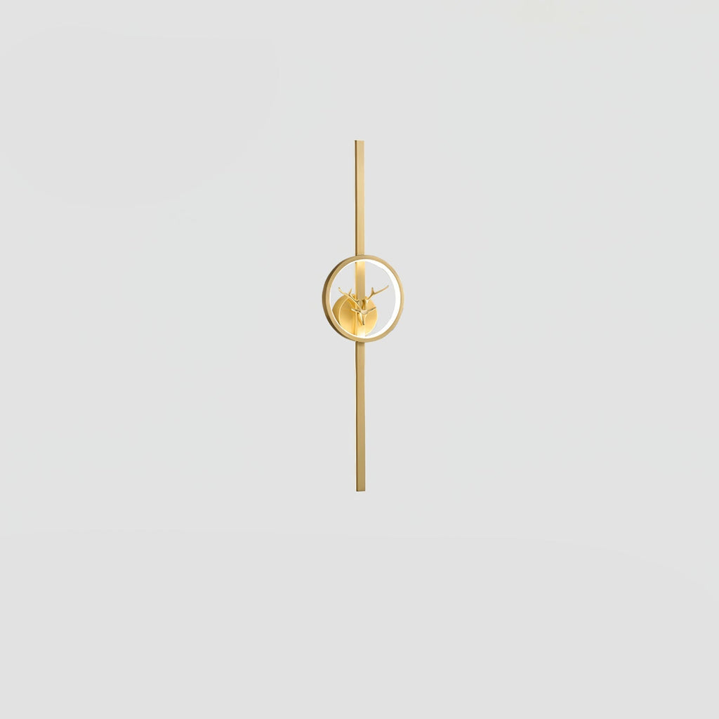 Fernaria Brass Wall Light-Moonnatur