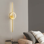 Fernaria Brass Wall Light-Moonnatur