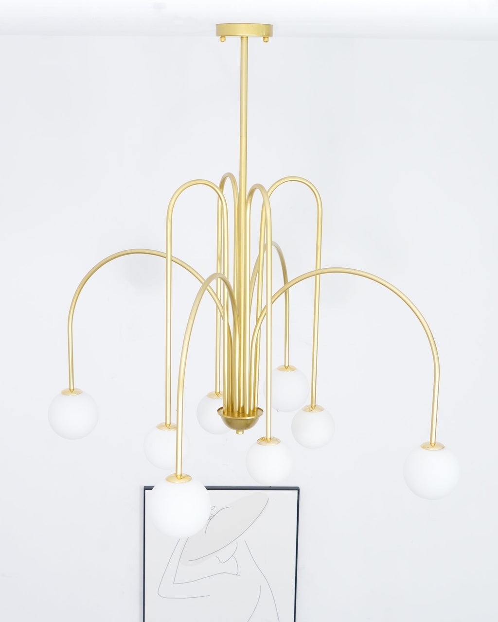 Erdenlyn Glass Chandelier-Moonnatur