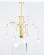 Erdenlyn Glass Chandelier-Moonnatur
