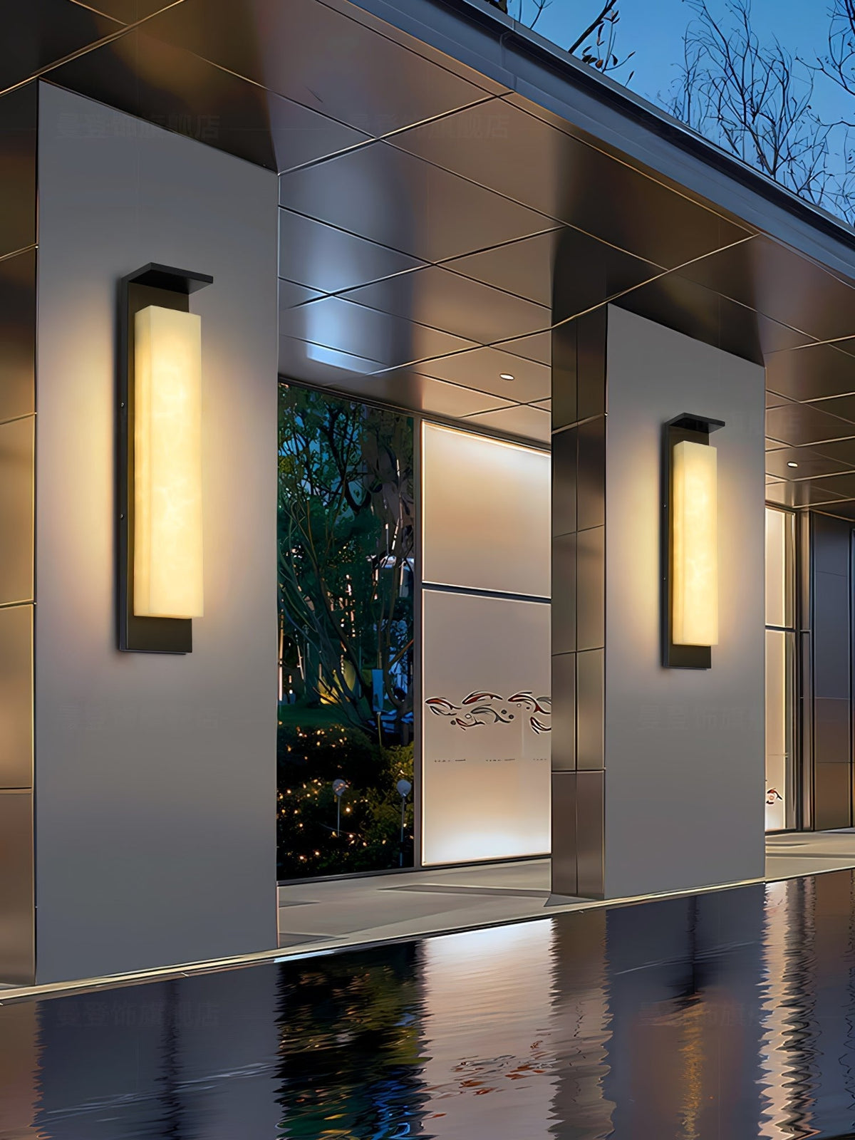 Zarenena Resin Wall Light-Moonnatur