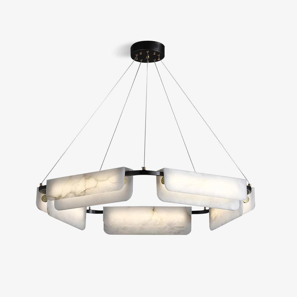 Gildenara Alabaster Chandelier-Moonnatur
