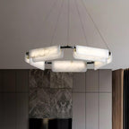 Gildenara Alabaster Chandelier-Moonnatur