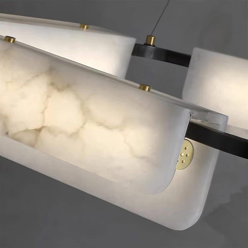 Gildenara Alabaster Chandelier-Moonnatur