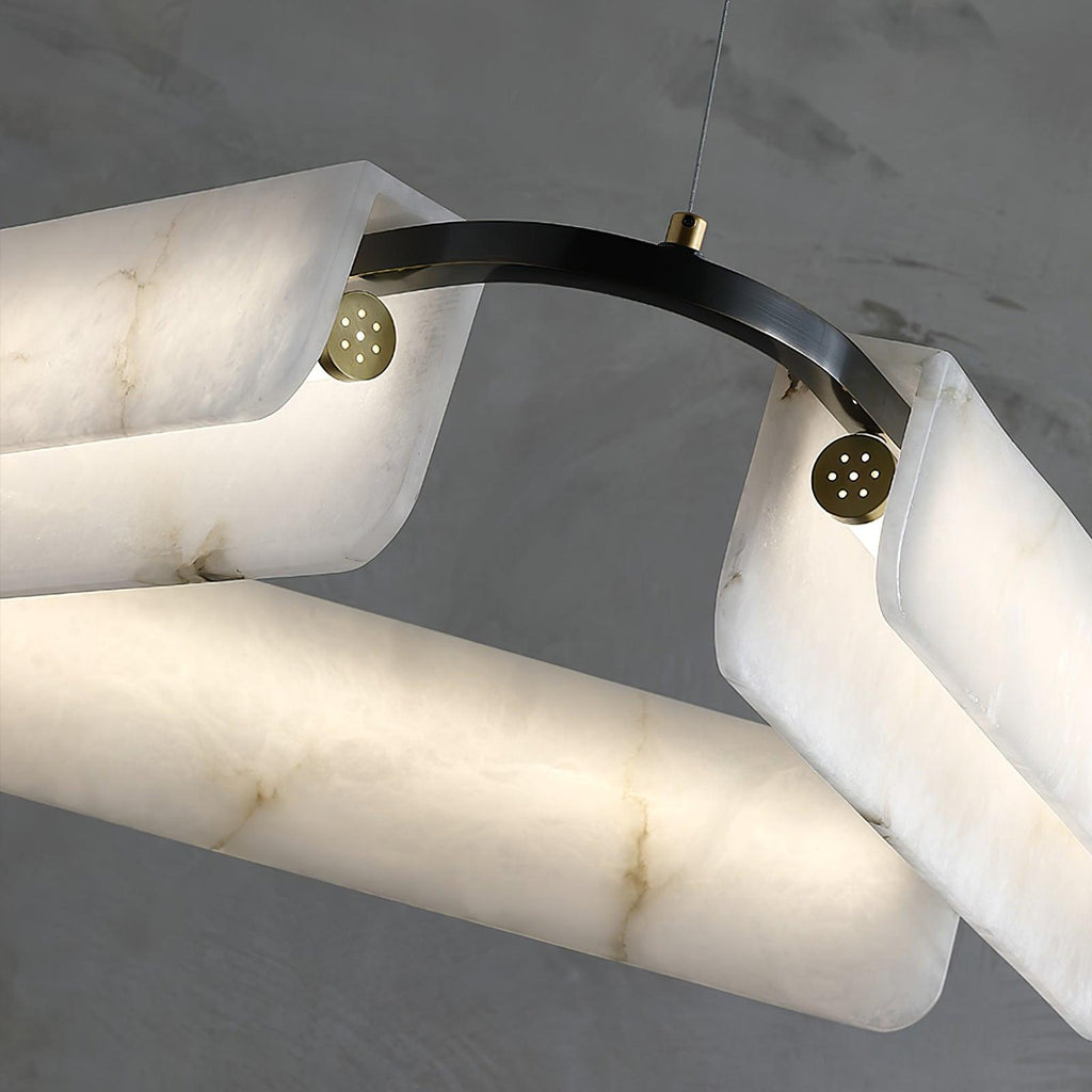 Gildenara Alabaster Chandelier-Moonnatur