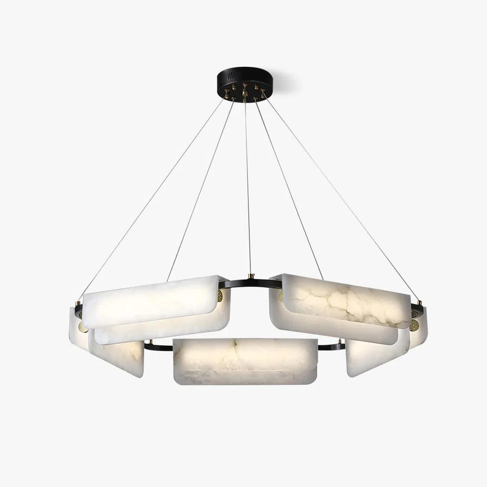 Gildenara Alabaster Chandelier-Moonnatur
