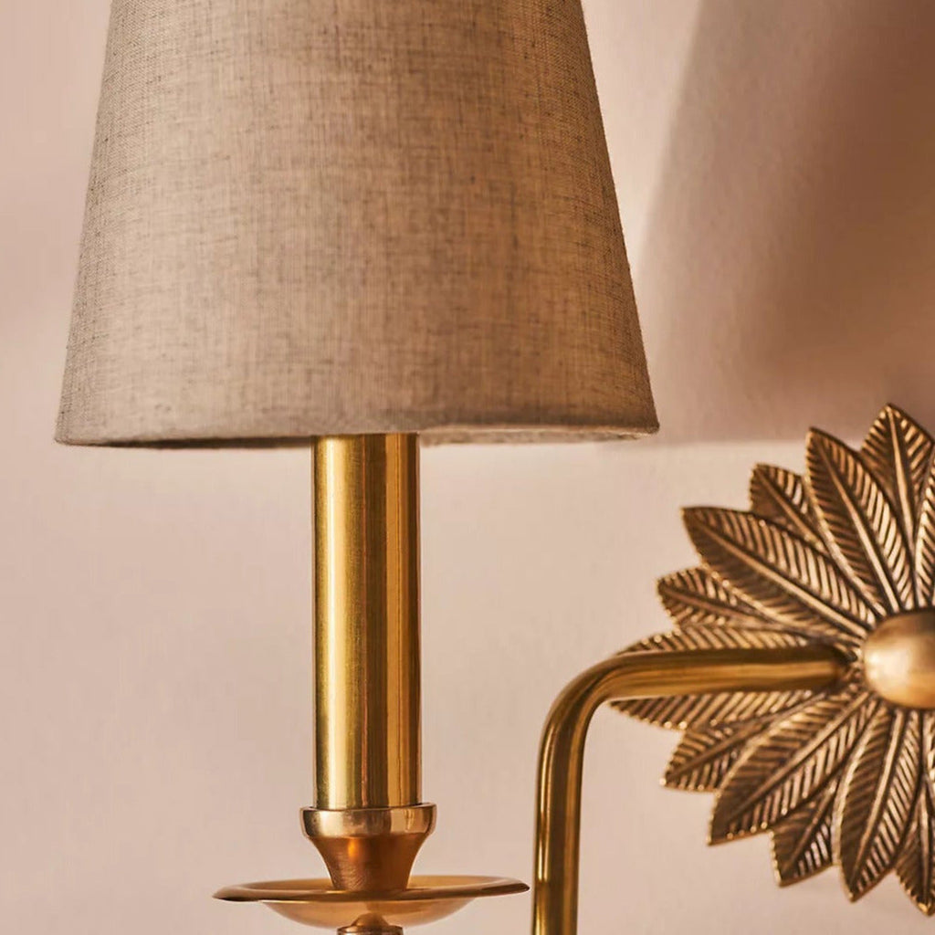 Wardenis Fabric Wall Light-Moonnatur