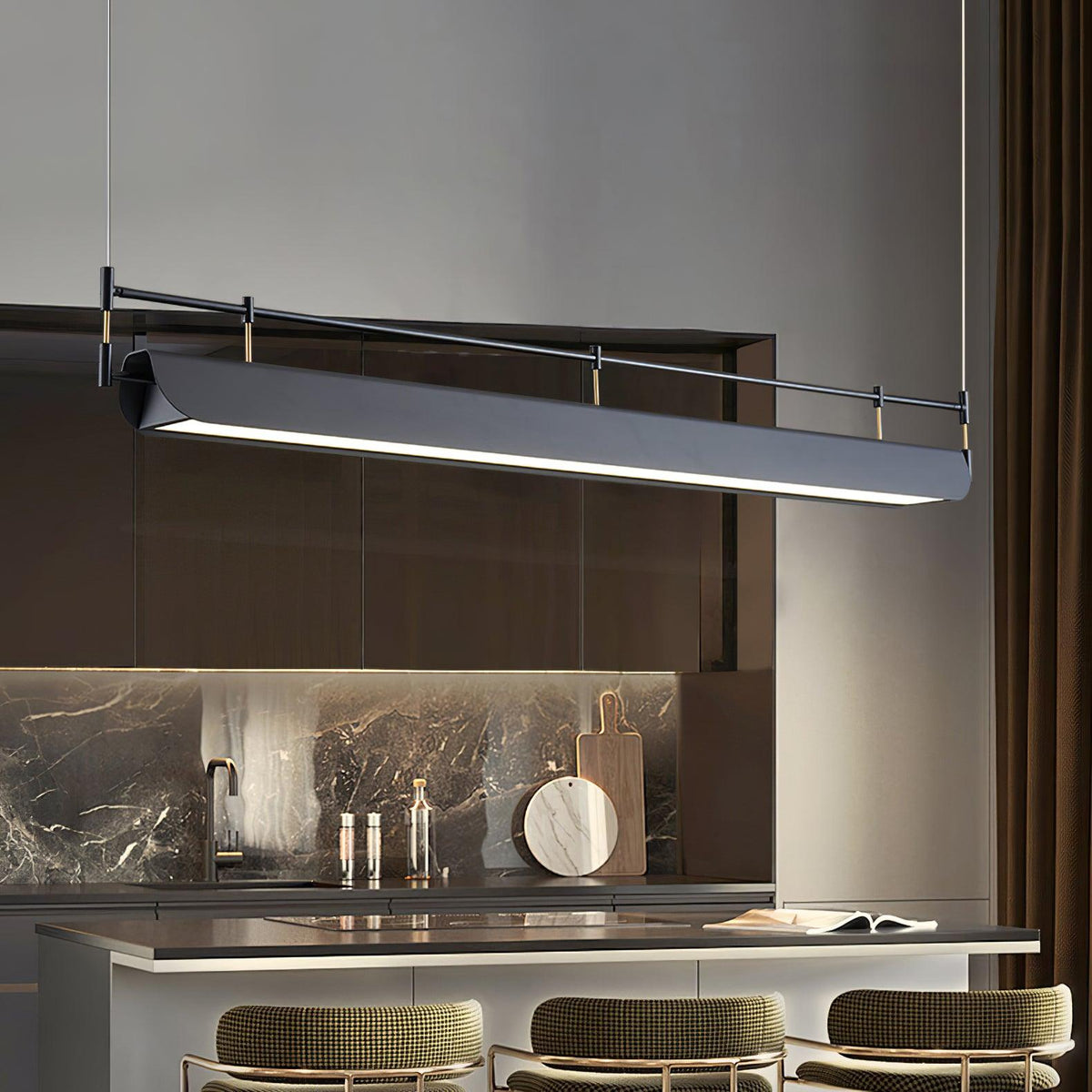 Esvora Metal Chandelier-Moonnatur