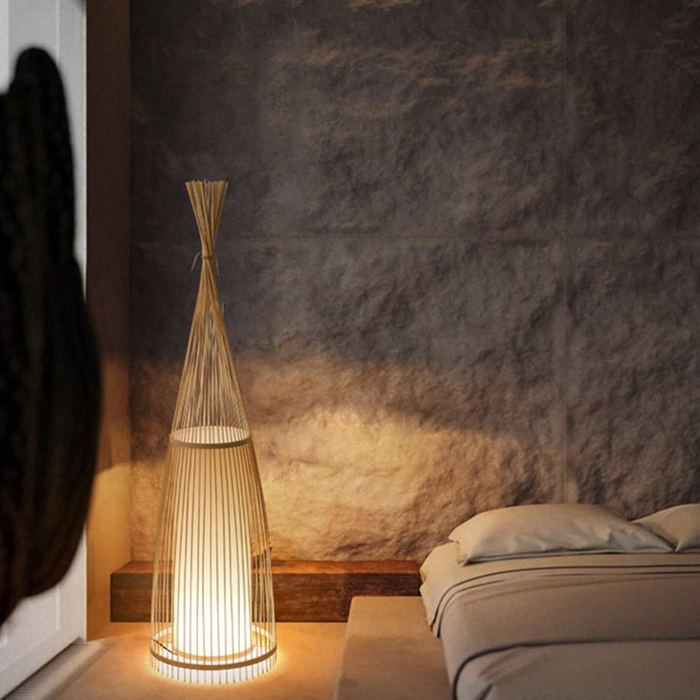 Yarreloria Fabric Floor Lamp-Moonnatur
