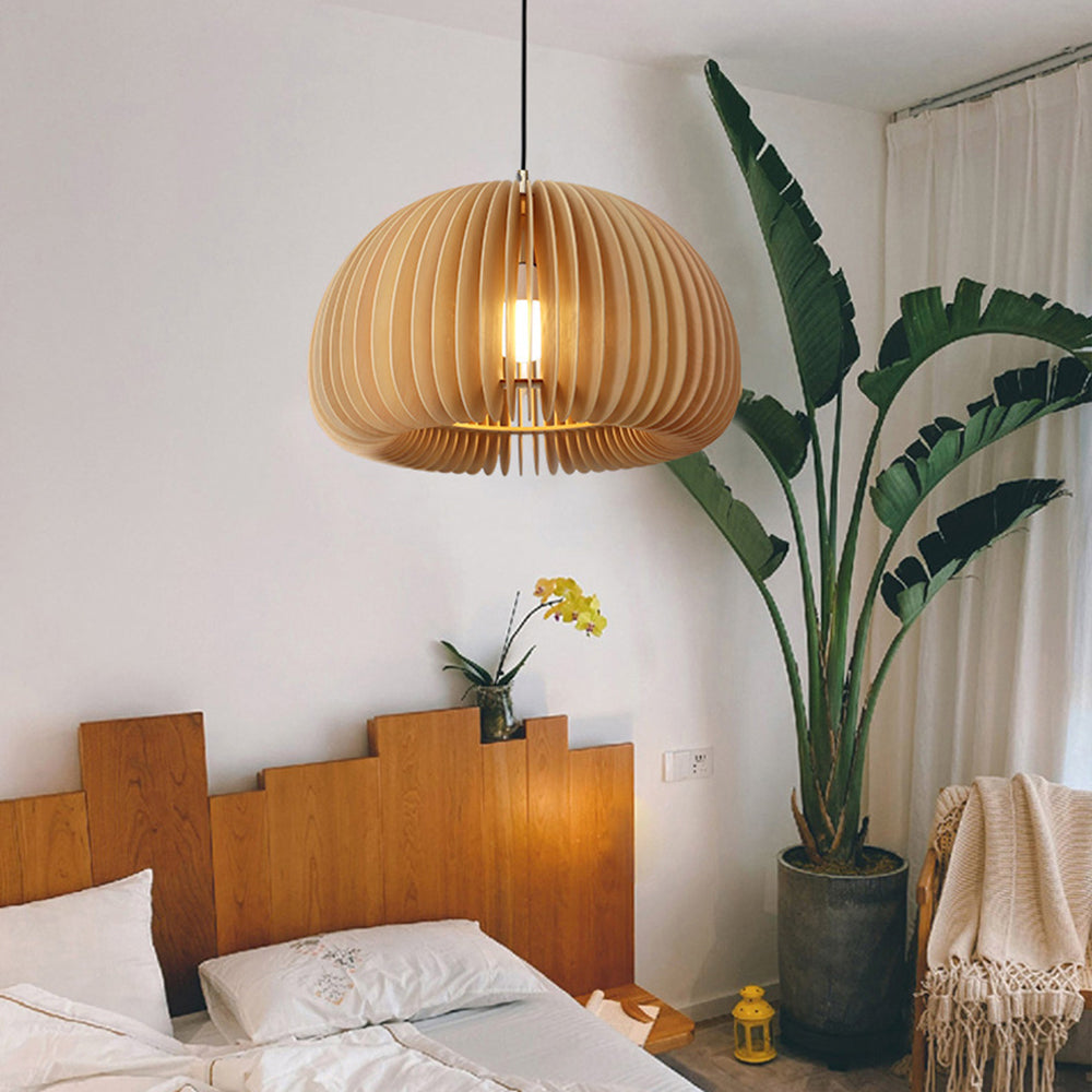 Casterelyn Wood Pendant Light-Moonnatur