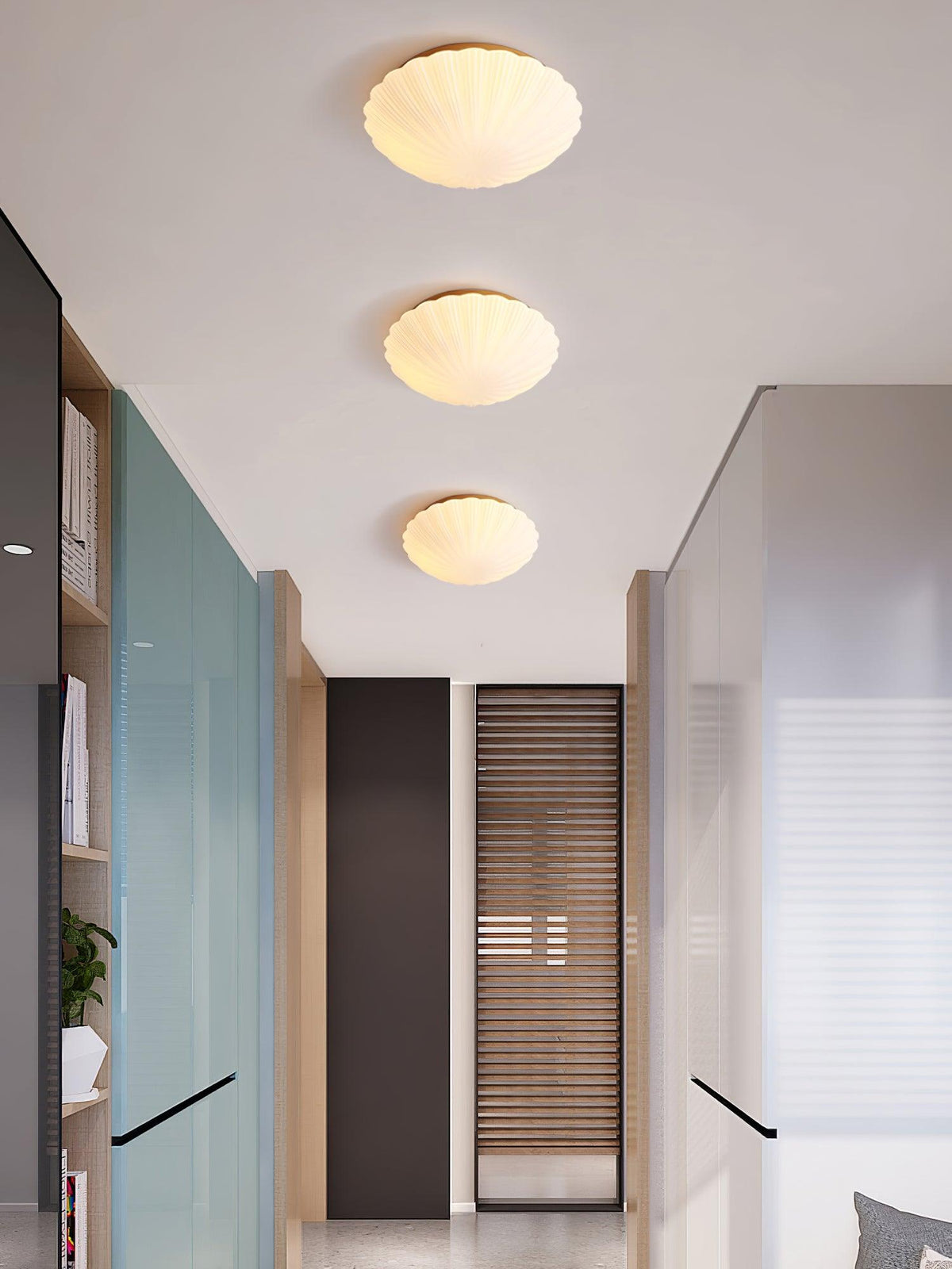 Ivelisse Glass Ceiling Light-Moonnatur