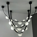 Renverlyn Alabaster Chandelier-Moonnatur