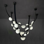 Renverlyn Alabaster Chandelier-Moonnatur