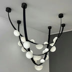 Renverlyn Alabaster Chandelier-Moonnatur