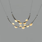Renverlyn Alabaster Chandelier-Moonnatur