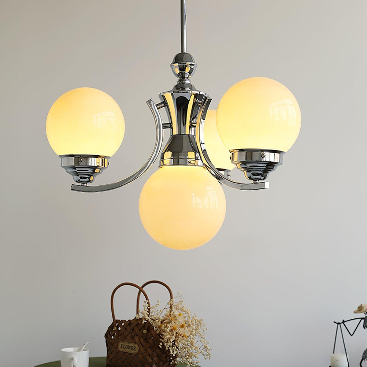 Harlina Glass Chandelier-Moonnatur