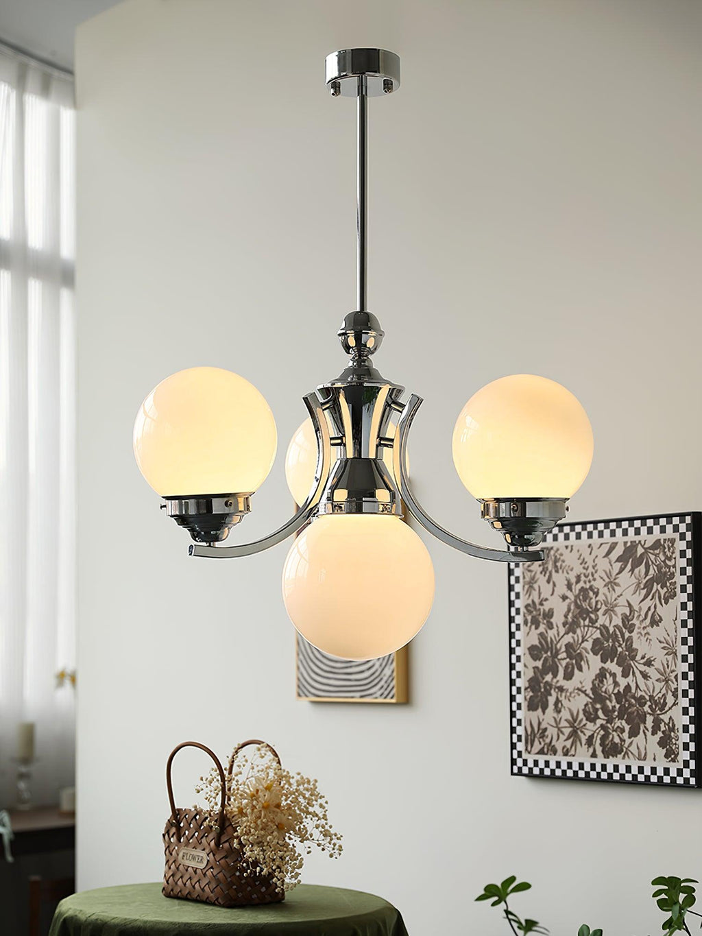 Harlina Glass Chandelier-Moonnatur