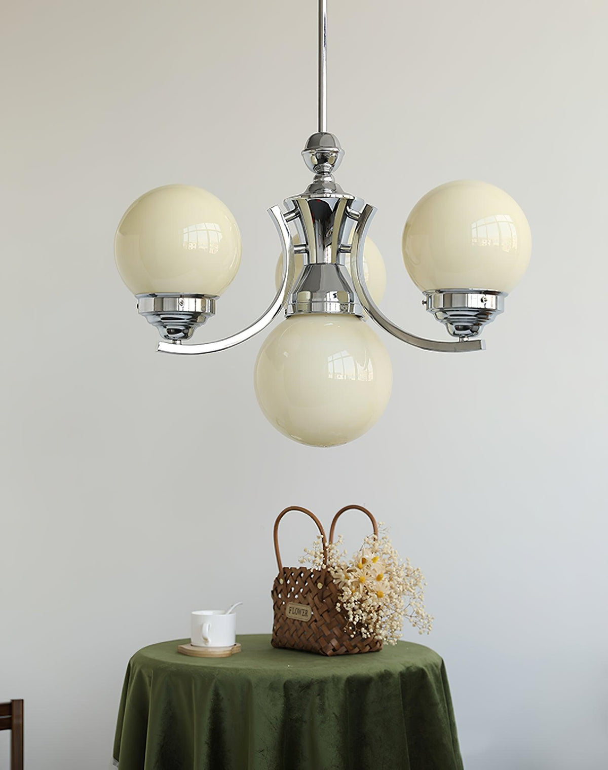 Harlina Glass Chandelier-Moonnatur