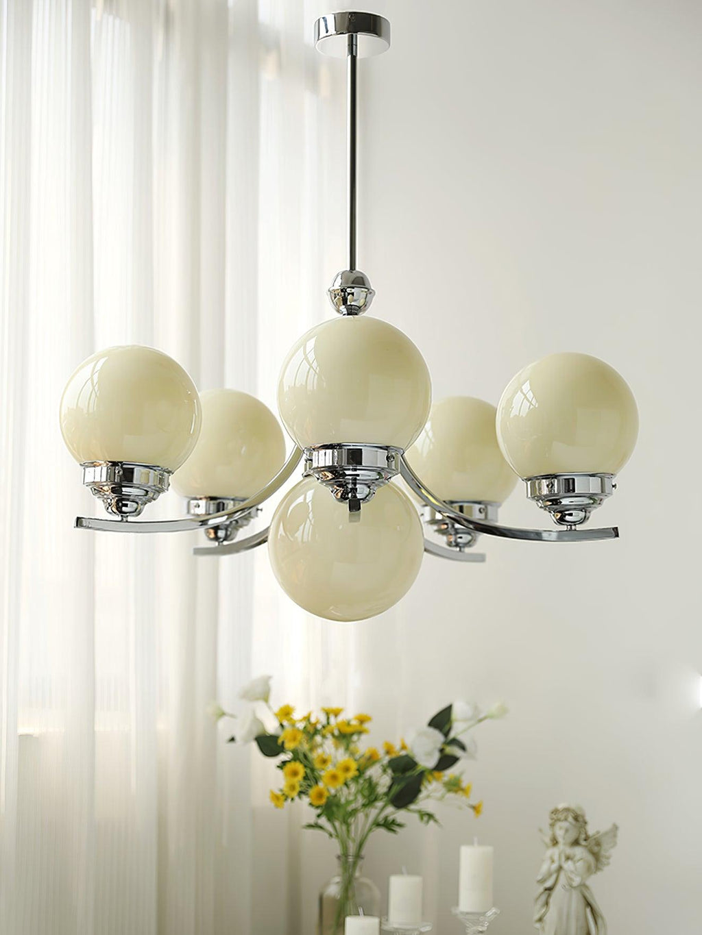 Harlina Glass Chandelier-Moonnatur