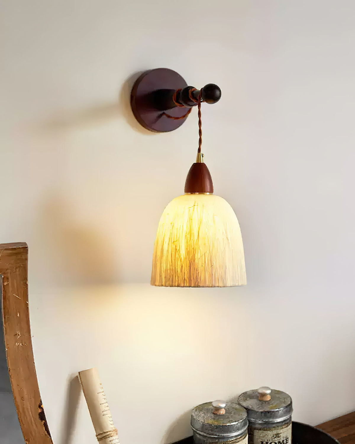 Cindelorie Rice Paper Wall Light-Moonnatur