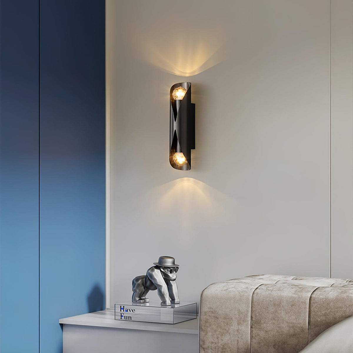 Nelynenna Glass Wall Light-Moonnatur
