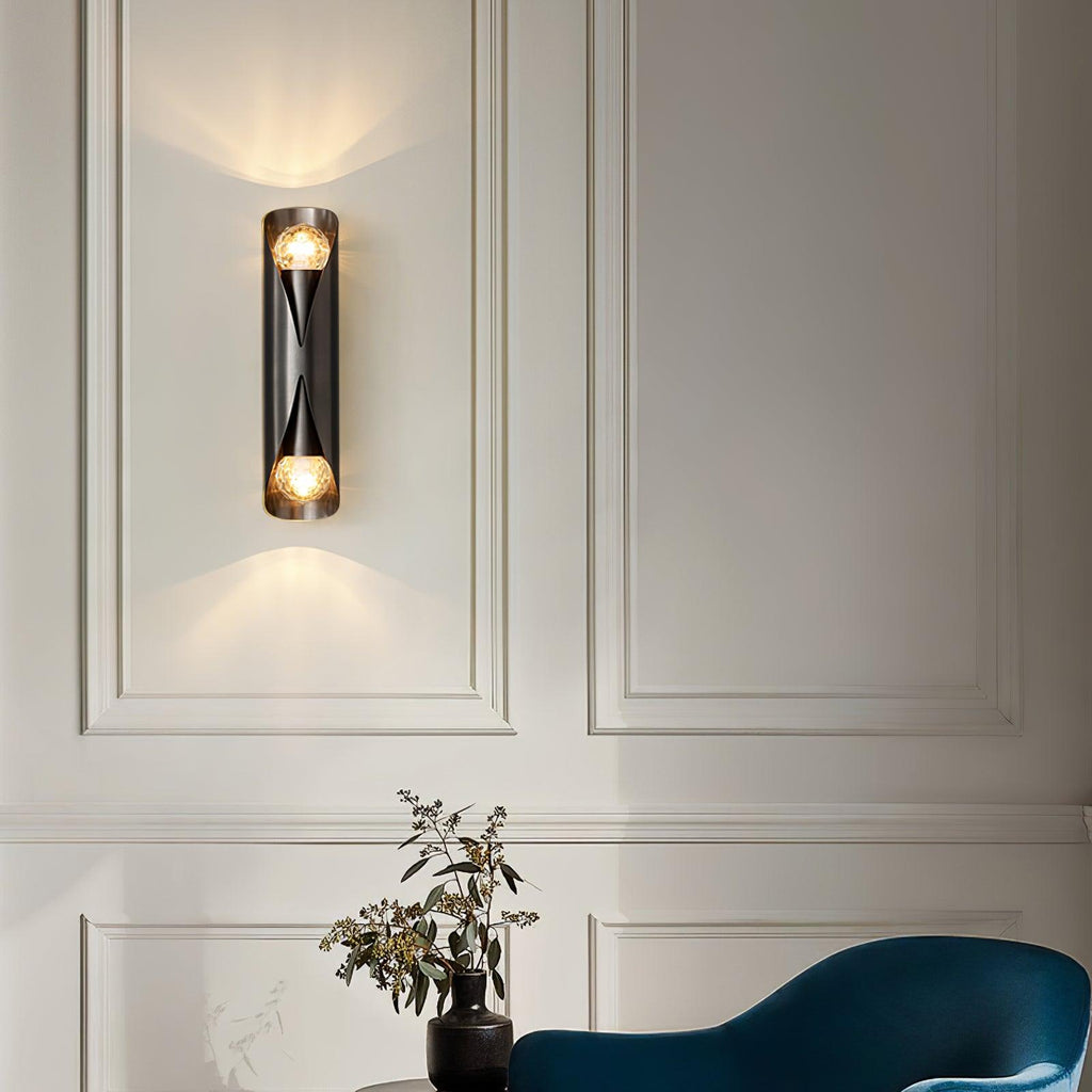 Nelynenna Glass Wall Light-Moonnatur