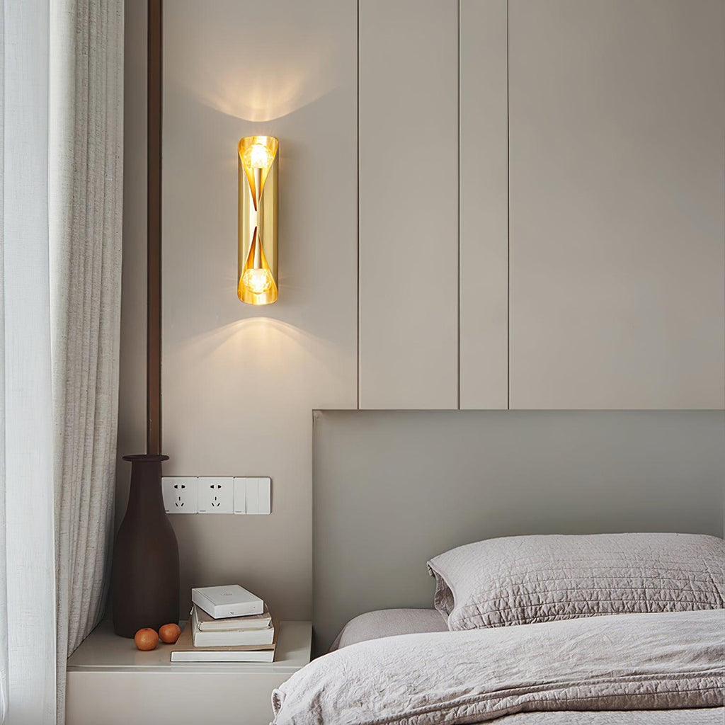 Nelynenna Glass Wall Light-Moonnatur