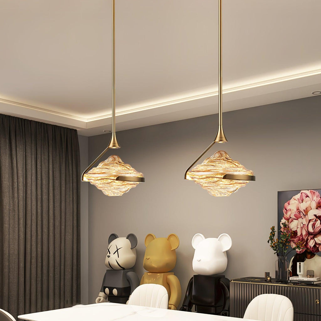 Hazelora Glass Pendant Light-Moonnatur