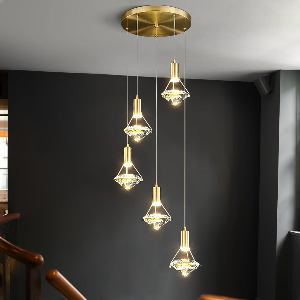 Ylenelle Crystal Pendant Light-Moonnatur