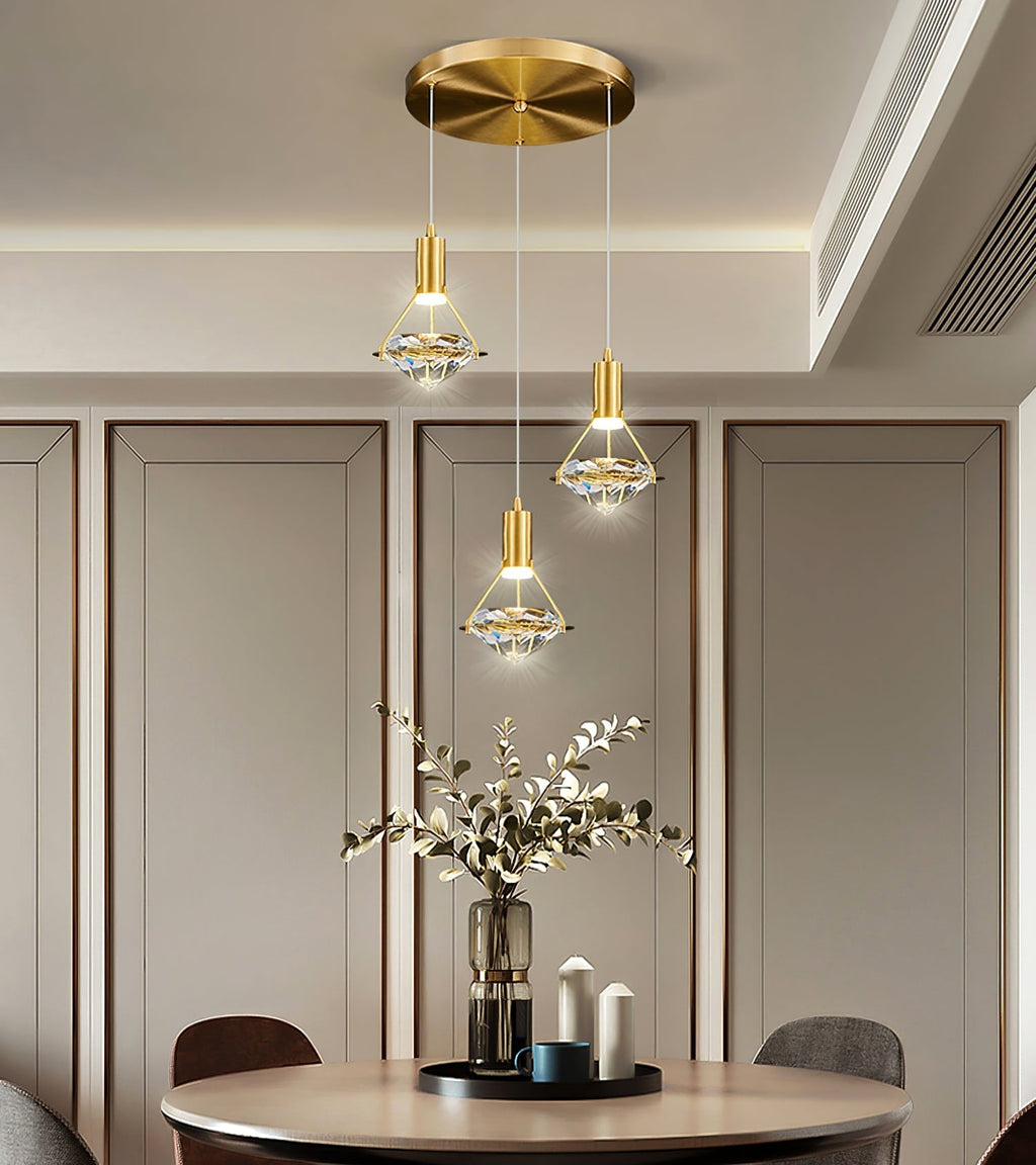 Ylenelle Crystal Pendant Light-Moonnatur