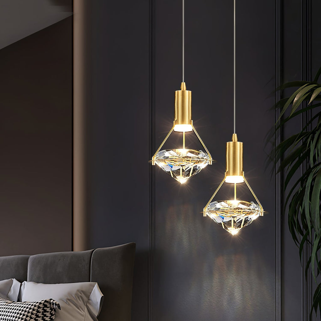 Ylenelle Crystal Pendant Light-Moonnatur