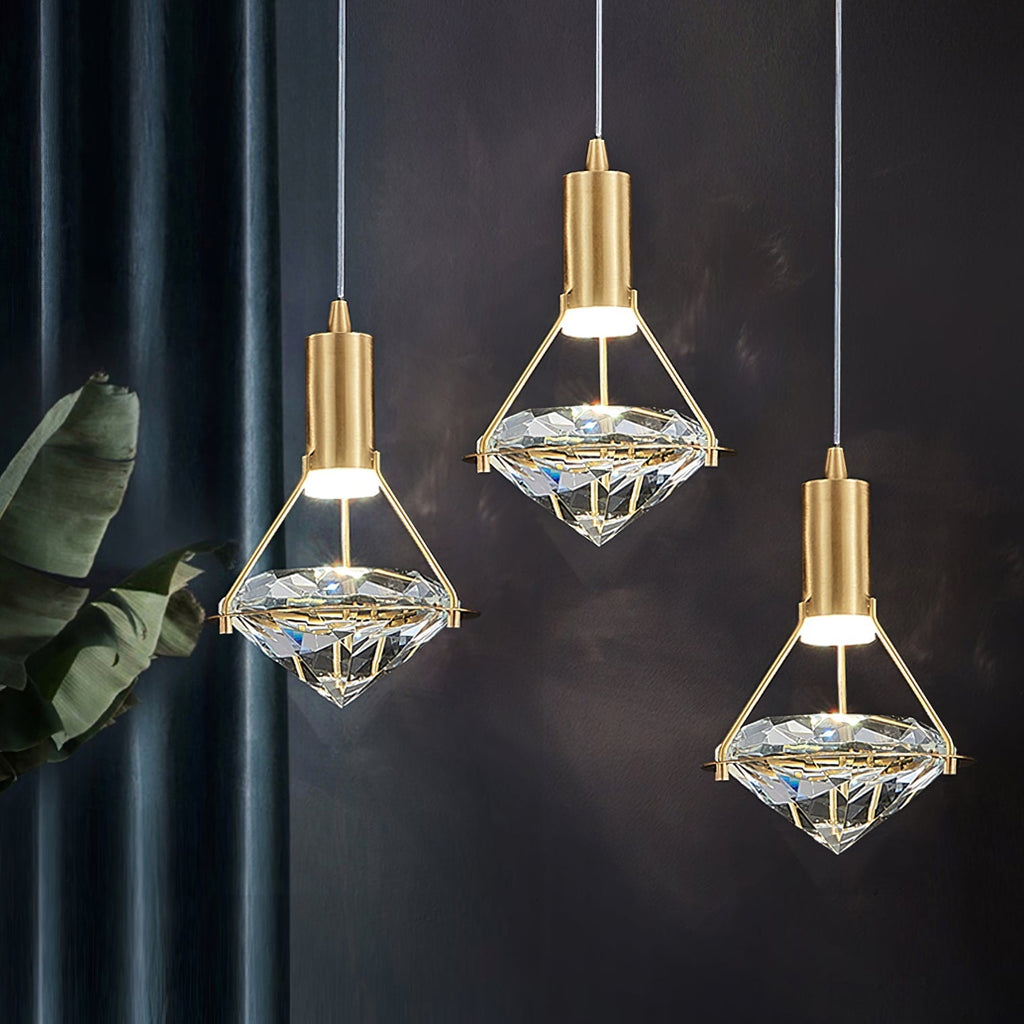 Ylenelle Crystal Pendant Light-Moonnatur