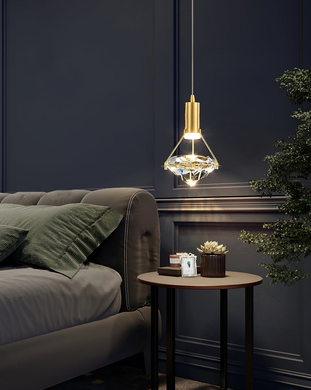 Ylenelle Crystal Pendant Light-Moonnatur