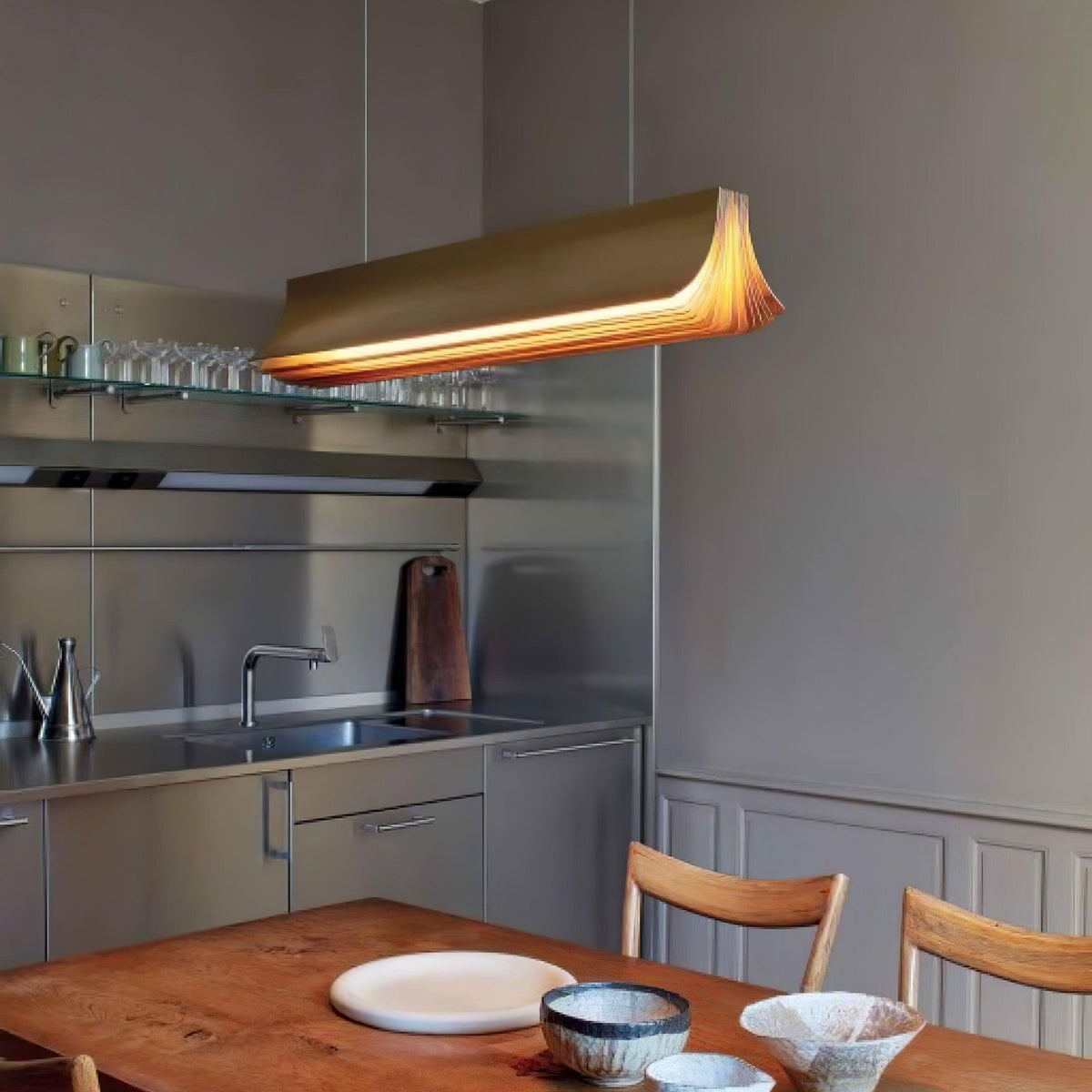 Qevara Acrylic Pendant Lamp-Moonnatur