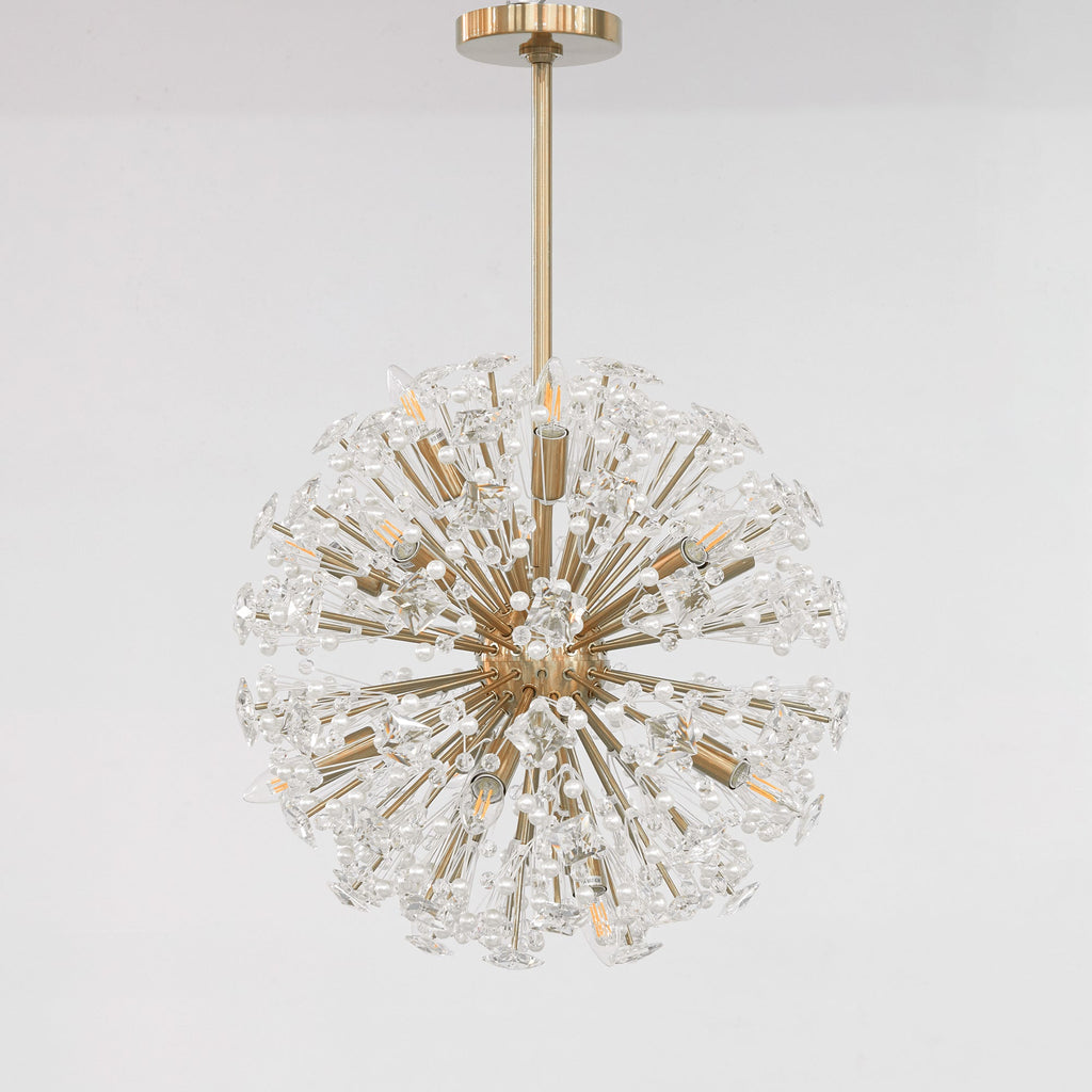 Verrenwood Glass Chandelier-Moonnatur