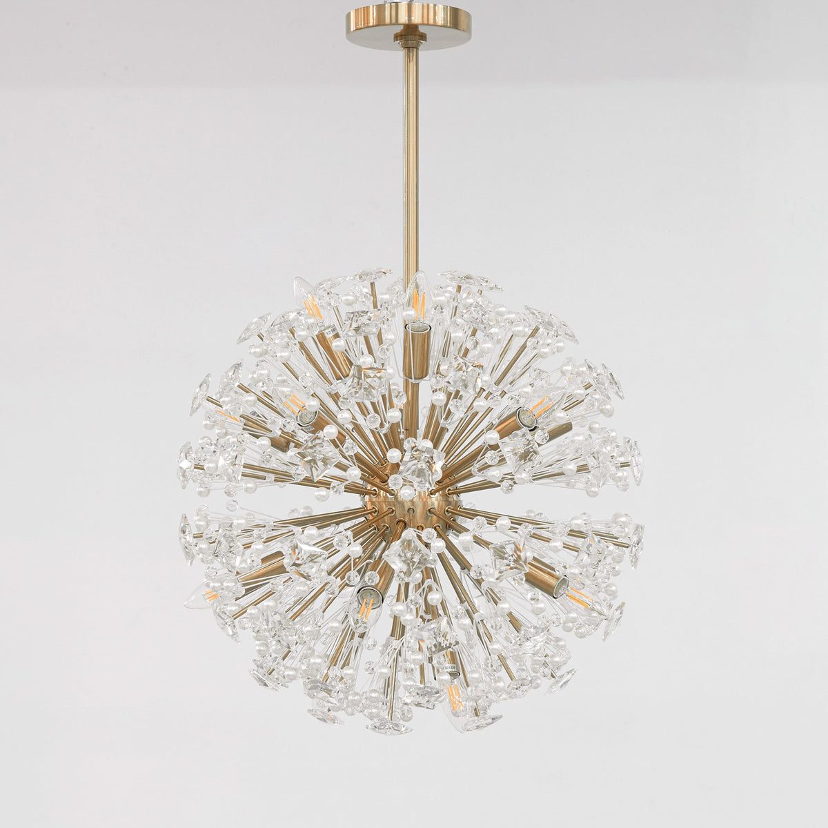Verrenwood Glass Chandelier-Moonnatur