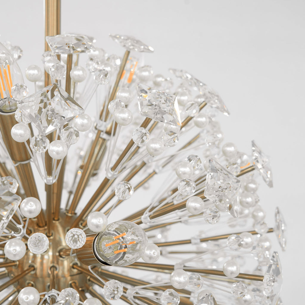 Verrenwood Glass Chandelier-Moonnatur
