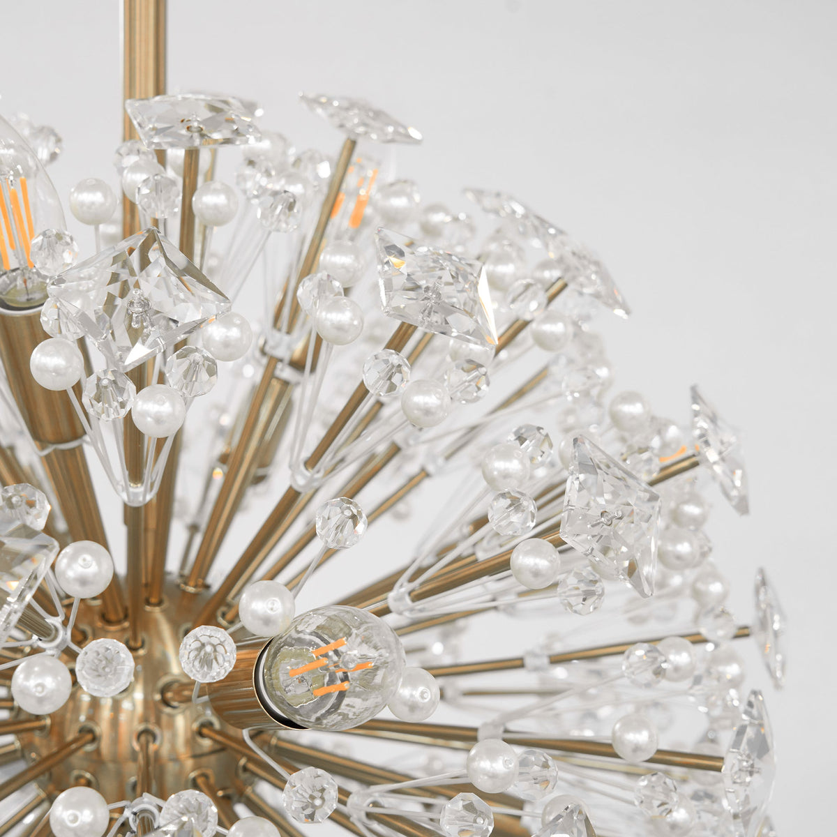 Verrenwood Glass Chandelier-Moonnatur
